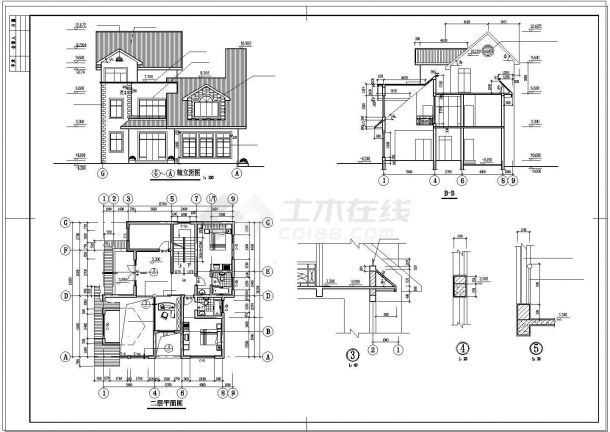 月池别墅山庄建筑设计图(设计说明）-图二