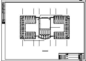 1000平米某三层普通办公楼电气施工cad图,含照明设计-图一