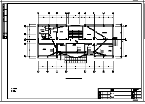 1000平米某三层普通办公楼电气施工cad图,含照明设计-图二