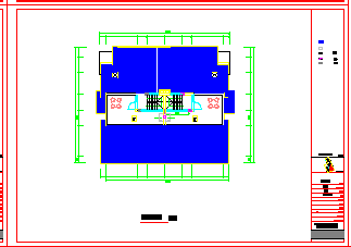 三层联排别墅建筑方案cad设计图纸-图二