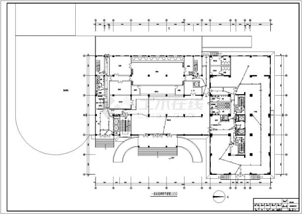 某二十七层酒店电气设计CAD图纸-图一