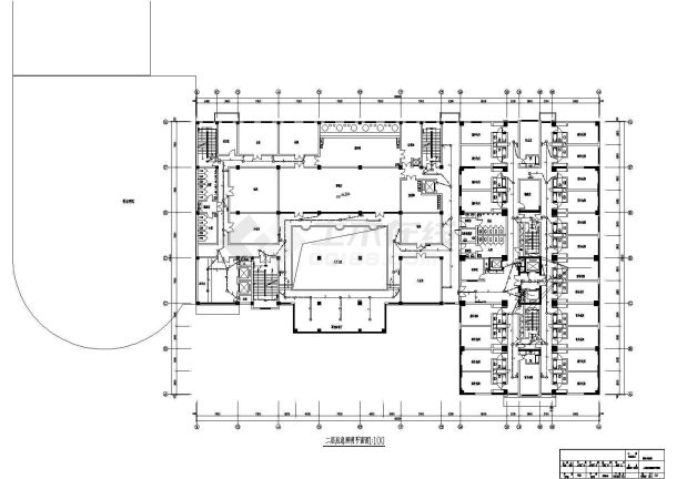 某二十七层酒店电气设计CAD图纸-图二