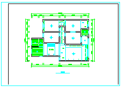 三室两厅两卫室内cad装修施工方案图纸_图1