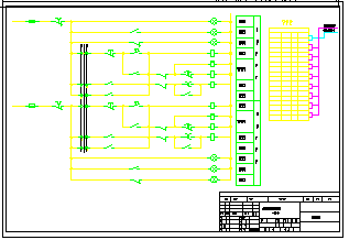 三相异步电机三角启动原理设计cad施工图_图1