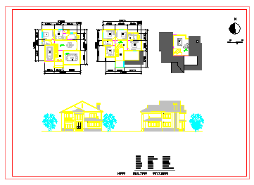 十几种独栋别墅CAD方案图纸