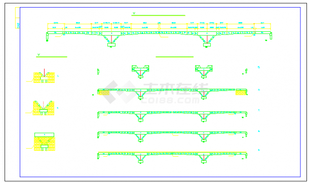 十几种桥梁结构设计全套CAD图纸-图二