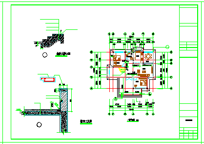 实用二层农村自建房建筑CAD施工图纸-图一