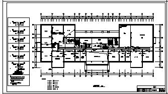 办公楼电气设计_某六层办公楼电气施工cad图(含弱电设计)-图一
