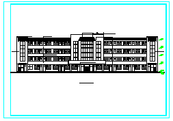 市级小学教学楼建筑详细cad设计图纸