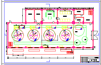 水力发电站厂房设计cad建筑图纸-图二