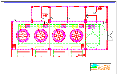 水力发电站厂房设计cad建筑图纸