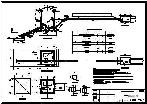 水利工程立式离心泵站施工cad设计图-图二