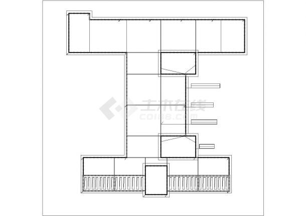 重庆市某高级中学7700平米5层框架教学楼强弱电系统设计CAD图纸-图一