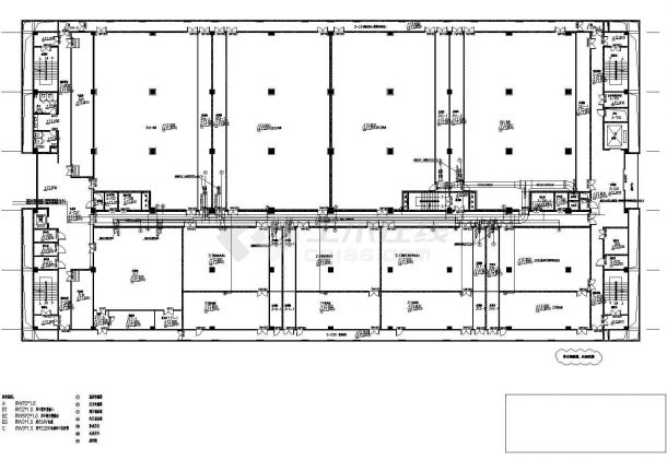 重庆市某互联网公司1.5万平3层框架结构数据机房自控系统设计CAD图纸-图二