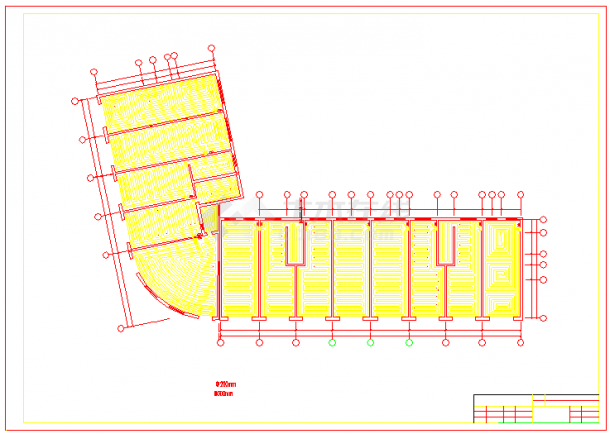 五层大型商务楼地暖全套设计cad施工方案图-图二