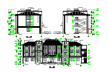 乡镇卫生院建筑cad施工设计图