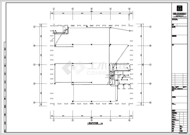 西安市某水果加工厂5层框架结构加工厂房全套电气系统设计CAD图纸-图二