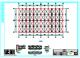 大跨度钢结构大棚详细cad设计图