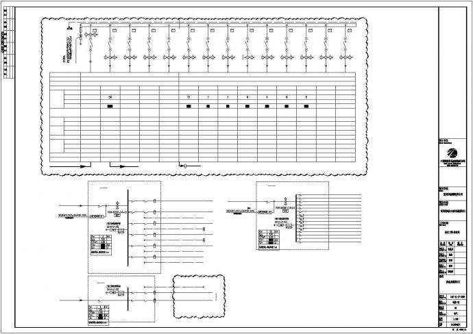 重庆市某水力发电站300平米单层砖混供水站全套电气系统设计CAD图纸_图1