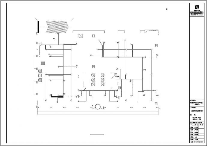成都市某7.1万平米28层框架核心筒结构商业写字楼电气系统设计CAD图纸_图1