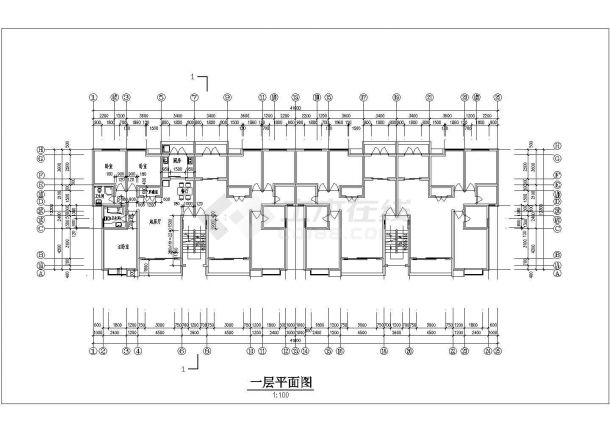 装修设计浙江省嘉兴市碧海花园某户设计CAD图-图二