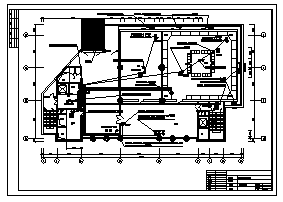 某五层带地下室办公楼电气施工cad图(含闭路电视监控防盗报警系统设计)-图一