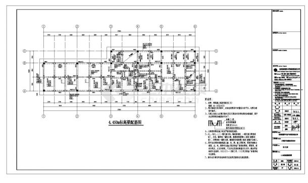 贵阳小关停车场结构施工图CAD详图-图二