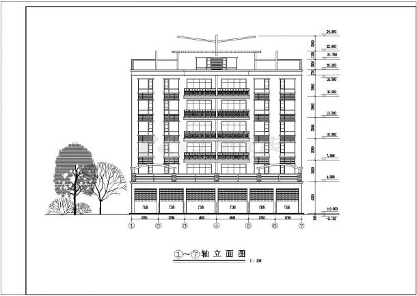 昊天建筑有限公司装修设计梅河口市蔡宅设计CAD图-图二