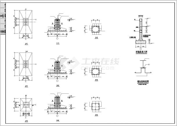某单层厂房门式钢架建筑结构设计方案CAD图纸-图一