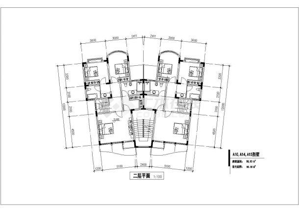 景观设计分类细部大全—别墅排屋设计cad图纸-图二