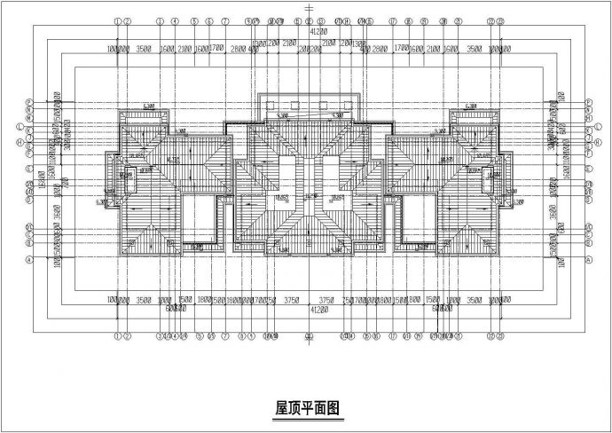 宁波某小区1840+1820平米两套3层砖混住宅楼设计CAD图纸（含地下室）_图1