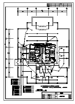某二十八层带地下二层写字楼电气施工cad图(含消防设计)-图一