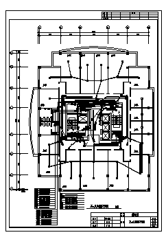 某二十八层带地下二层写字楼电气施工cad图(含消防设计)-图二