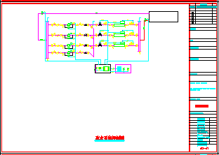 一整套变风量系统控制cad施工图-图二