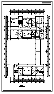 某五层五层办公楼电气施工cad图(含弱电设计)-图二
