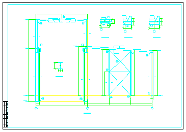 整套厂房钢结构cad设计施工方案图-图一