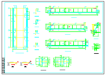 整套厂房钢结构cad设计施工方案图-图二