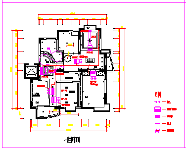 住宅户型家用中央空调cad设计图纸-图二