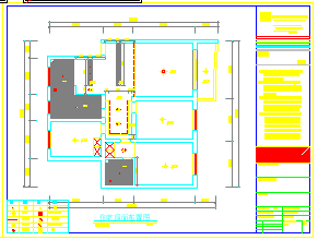住宅室内cad装修详细设计平立面施工图_图1