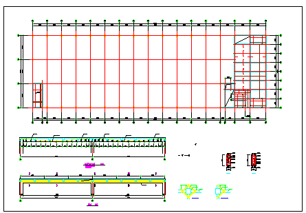 混凝土梁结构cad设计施工图纸_图1