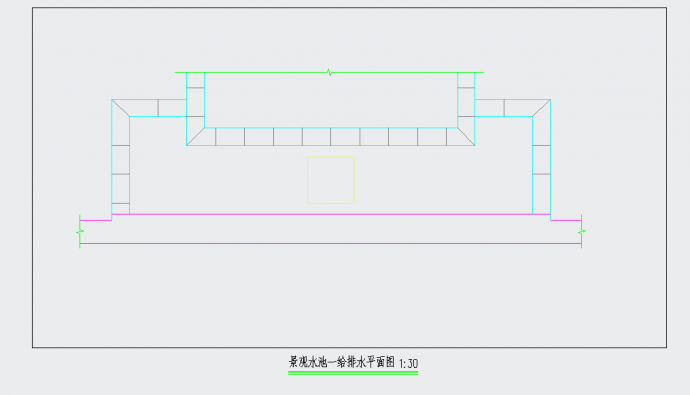 四川单层新中式高端生态住宅景观给排水施工图纸_图1