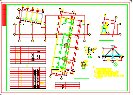 整套二层钢结构别墅结构施工设计cad图纸_图1