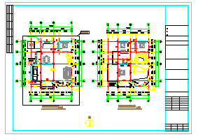 [安徽]三层小型别墅建筑cad施工图（含效果图）-图二