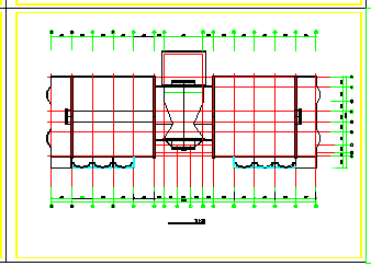 二层宾馆平立面设计CAD参考图_图1