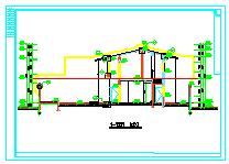 [传统建筑]北方四合院cad建筑图纸（含效果图）_图1