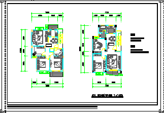 [福州]某住宅小区规划cad平面方案施工图-图二