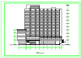 [改建]某十层妇幼保健院综合楼CAD方案图纸-图一
