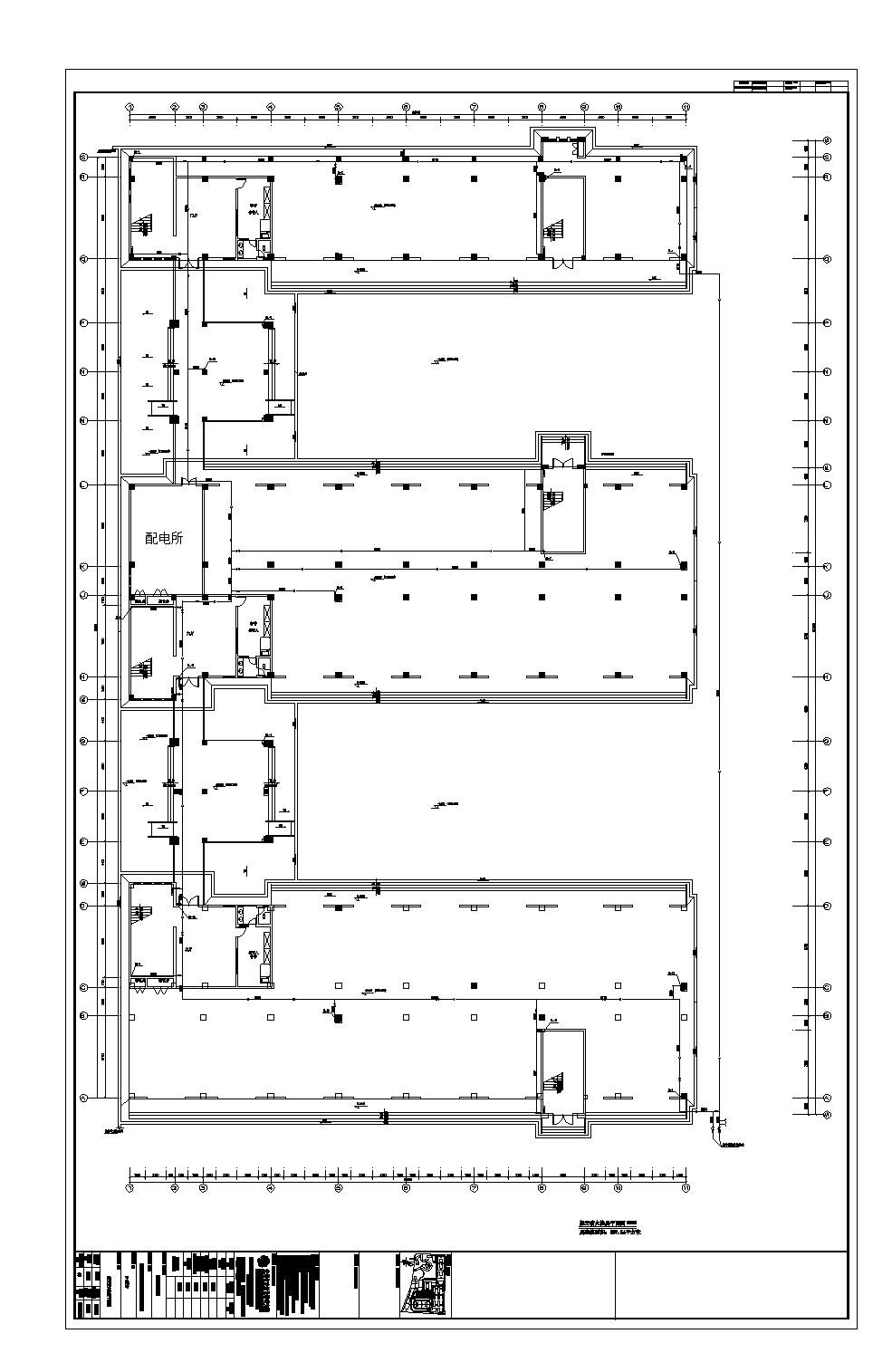 某城市教学楼学生宿舍工程布置CAD详图