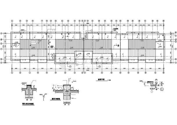 金华市团山花园小区六层砖混结构民居楼建筑设计CAD图纸（含架空层）-图二