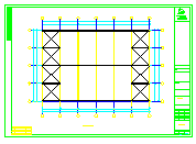 钢结构厂房结构施工设计CAD图